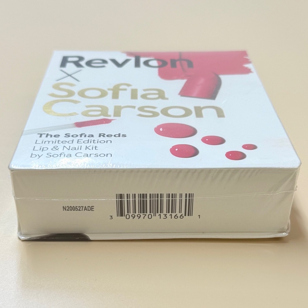 Revlon X Sofia Carson The Sofia Reds Lip & Nail Kit Limited Edition New Sealed - Picture 2 of 5